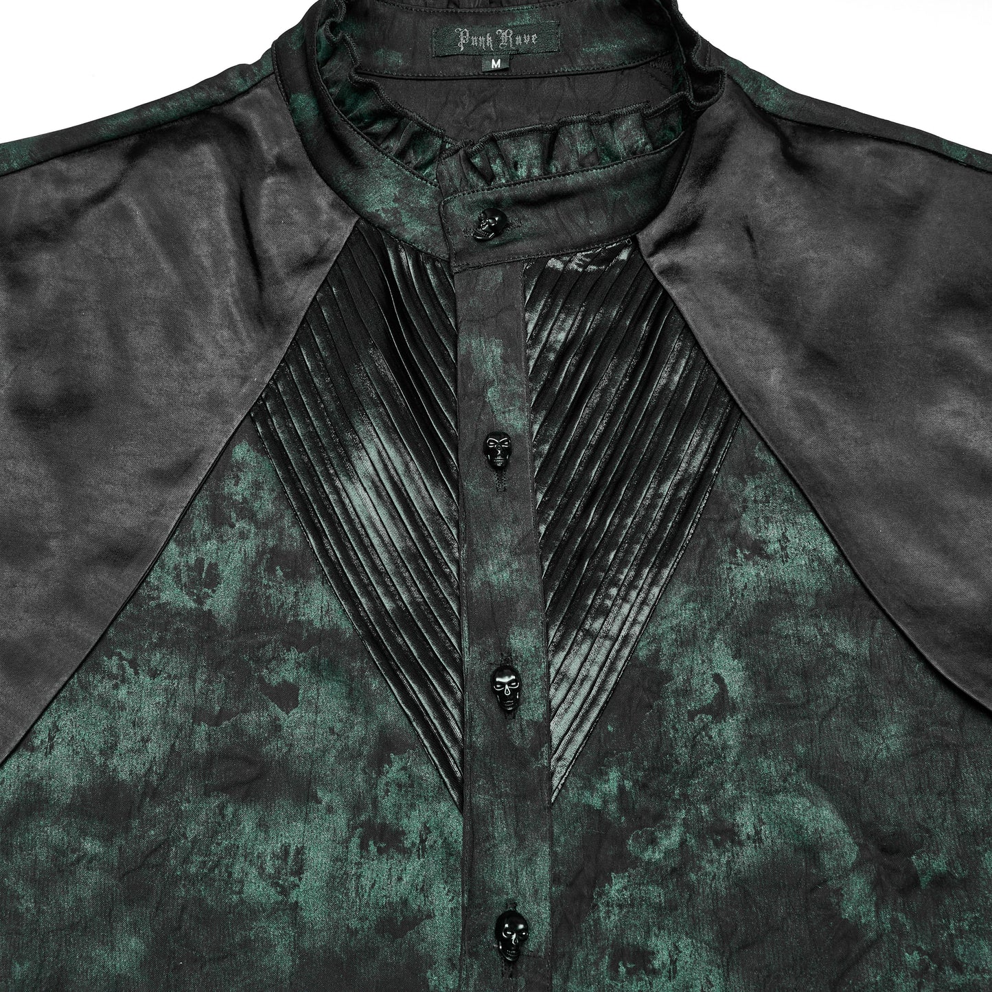 Punk Rave On My Way Shirt Zwart - Groen