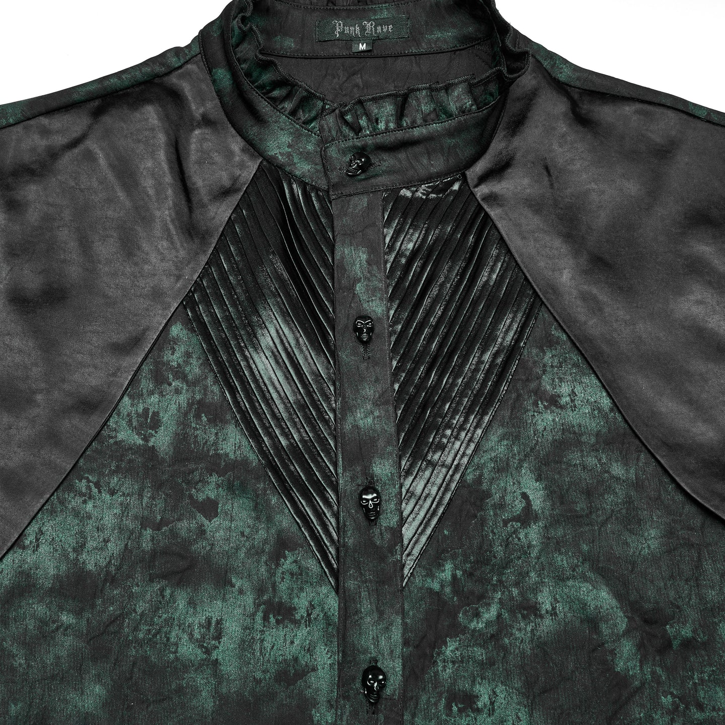 Punk Rave On My Way Shirt Zwart - Groen
