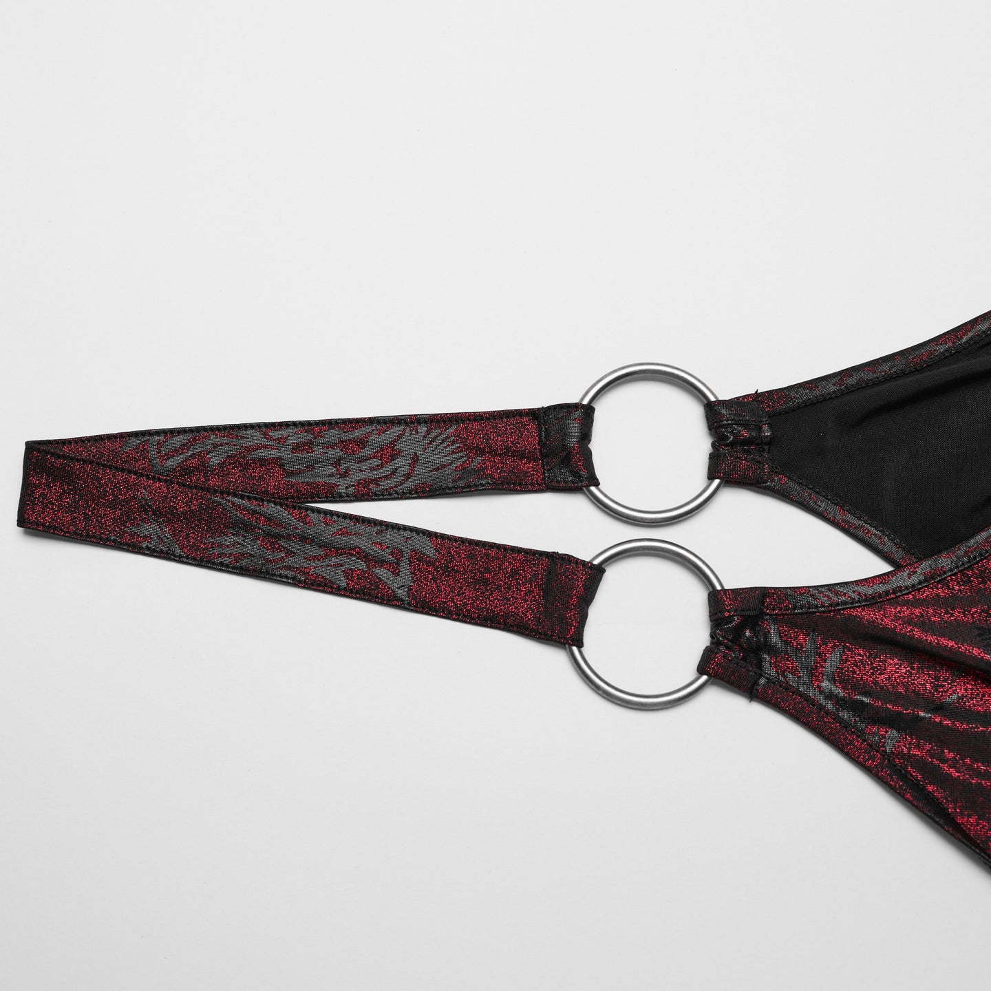This Time Top Rood - Zwart