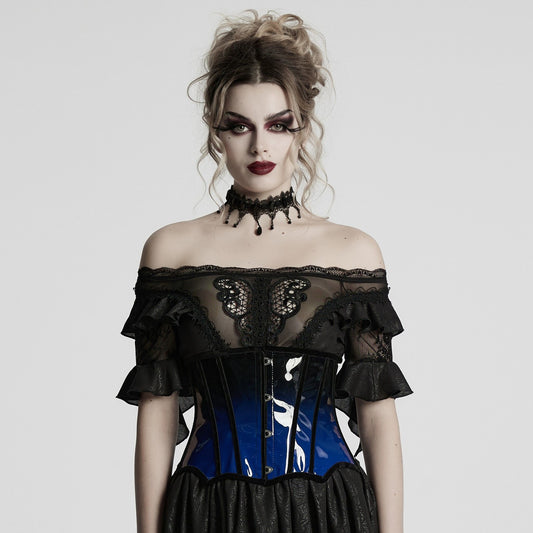 Deal Korset Zwart - Blauw Gradient