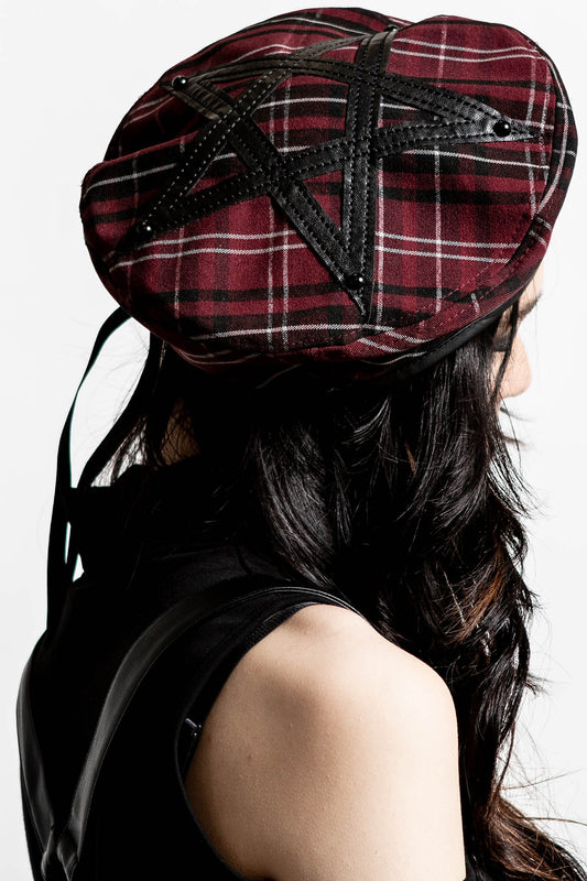 Killstar Dark Fate Baret Blood Tartan