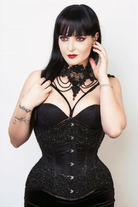 Couture Underbust-Korset Zwart