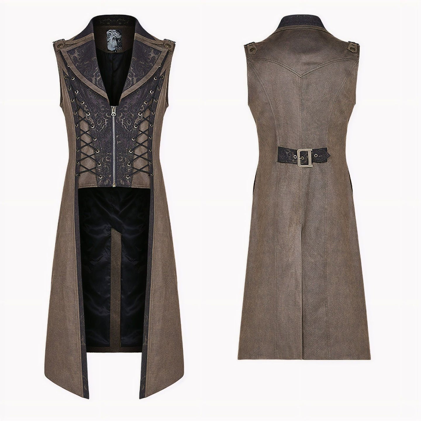 Stay Here Waistcoat Bruin