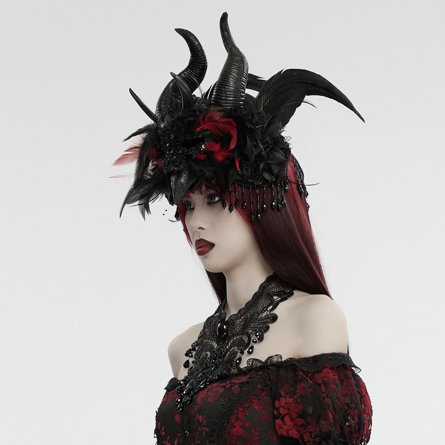 Masquerade Horned Headpiece