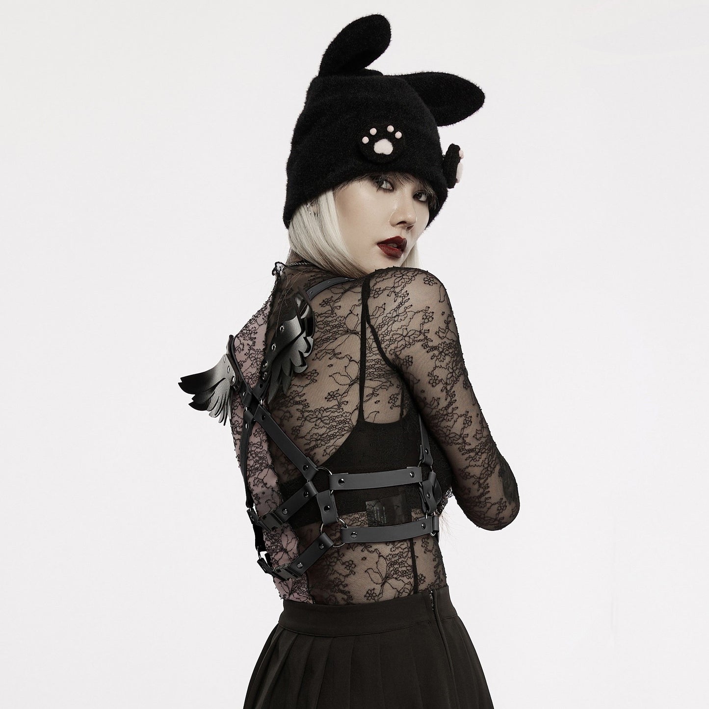 Angel Wings Harness Zwart