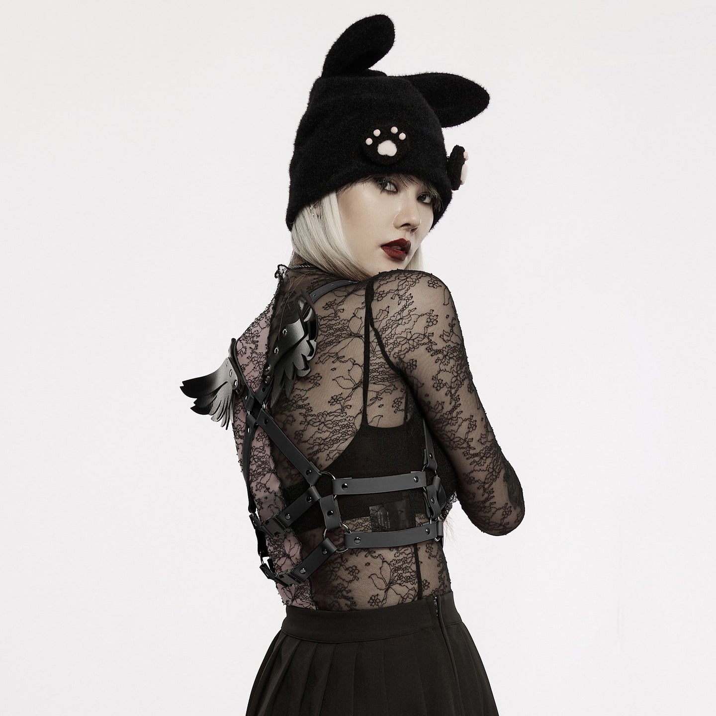 Angel Wings Harness Zwart