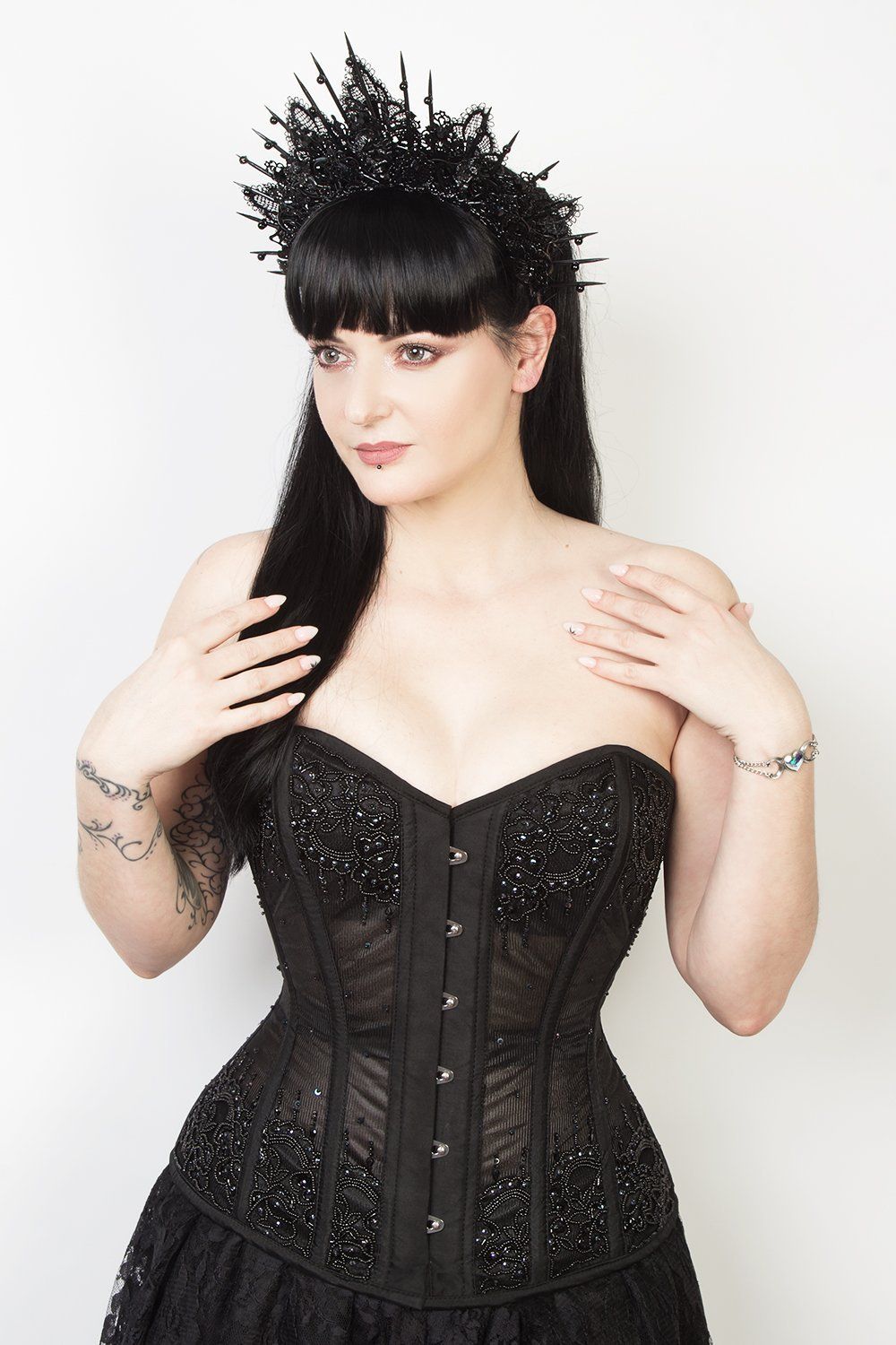 Couture Corset Black Mesh