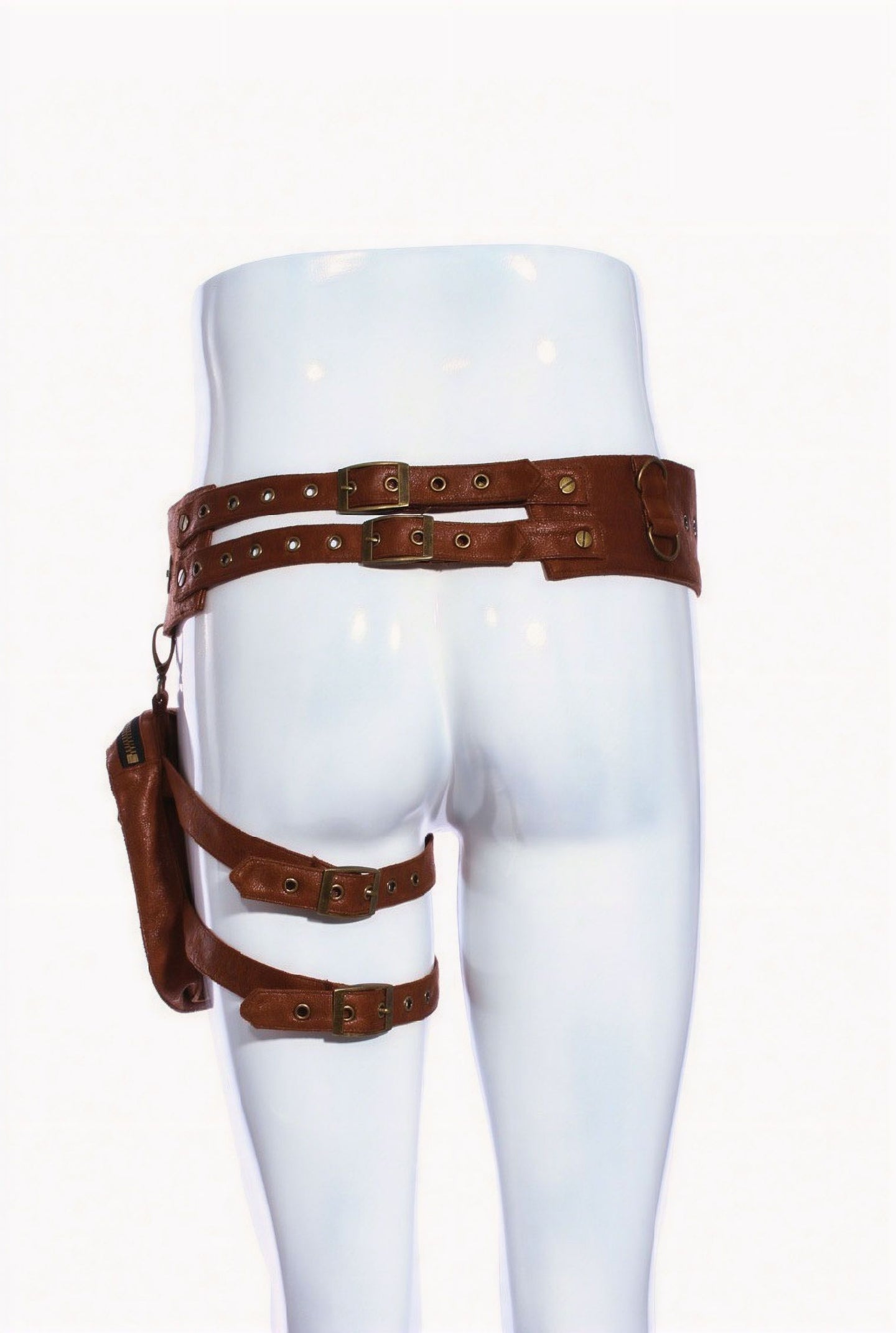 Steampunk Men's Pocket Belt SPM035