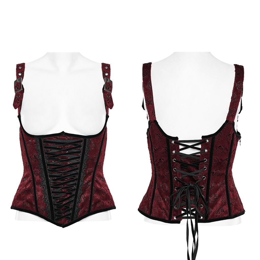 Roses Korsettop Rood