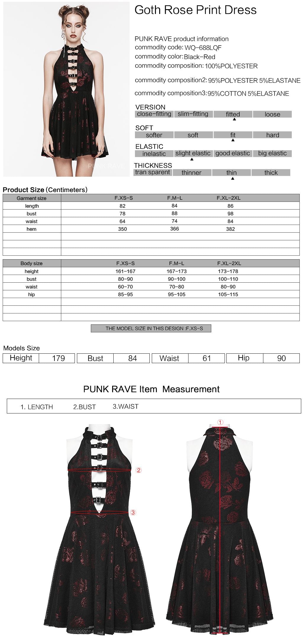 Red Rose Jurk