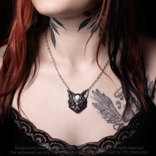 Mystic Moon Cat Hanger - Halsketting