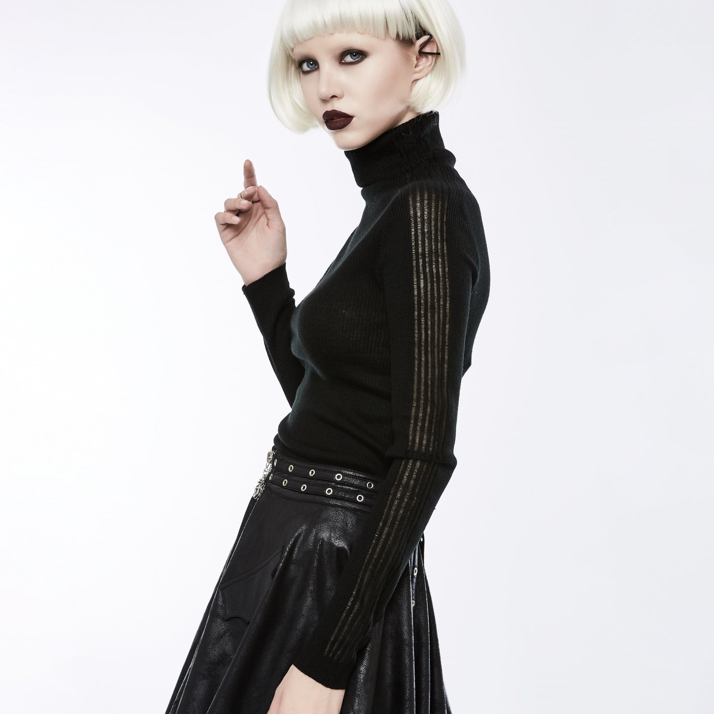 Distance Long Sleeve Top Zwart