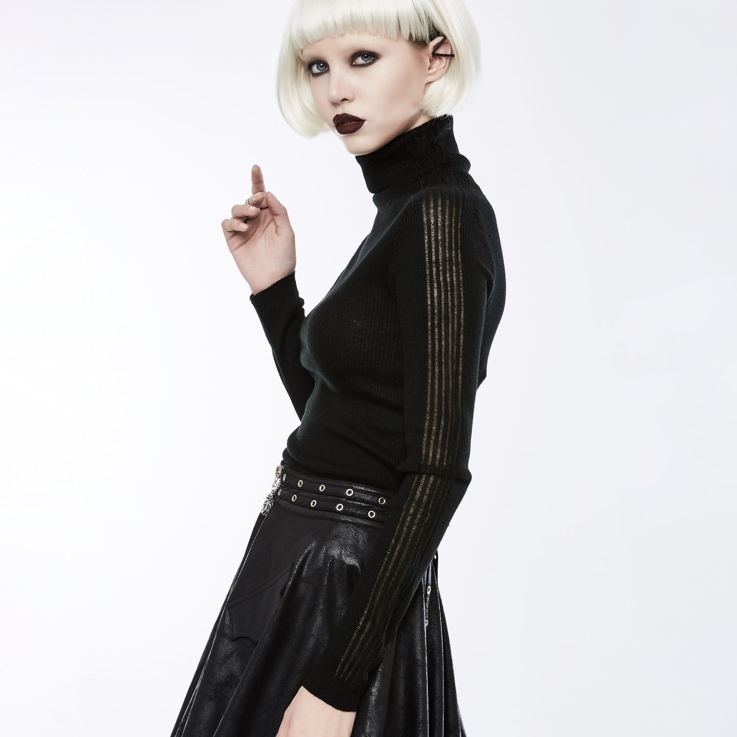 Distance Long Sleeve Top Zwart