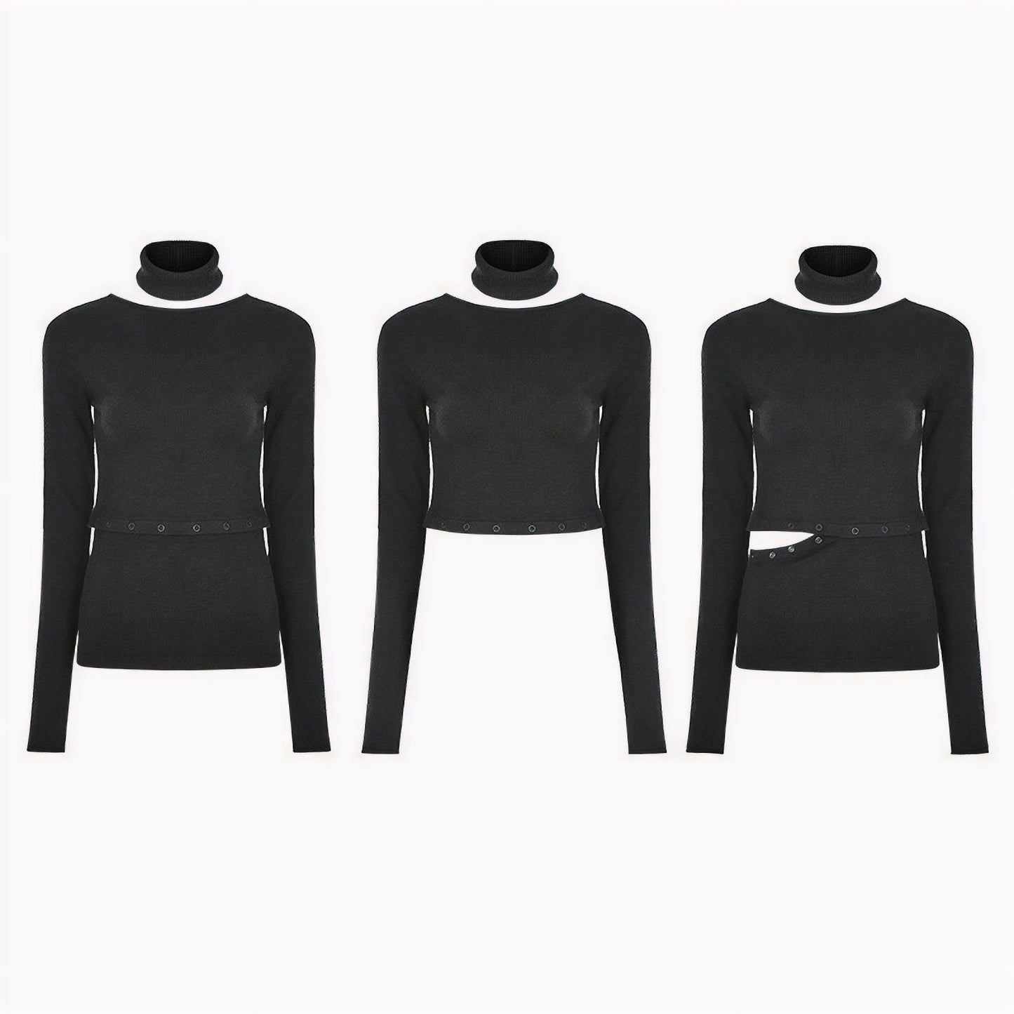 Restless Night Top Zwart