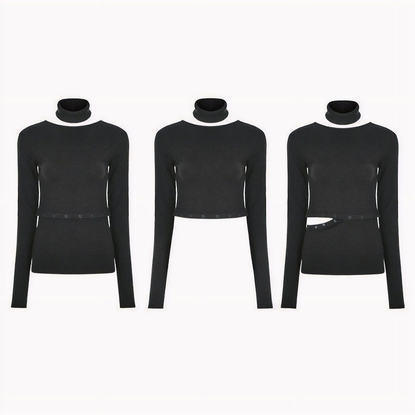 Restless Night Top Zwart