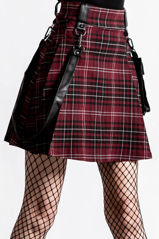 Killstar Gunner Rok Blood Tartan