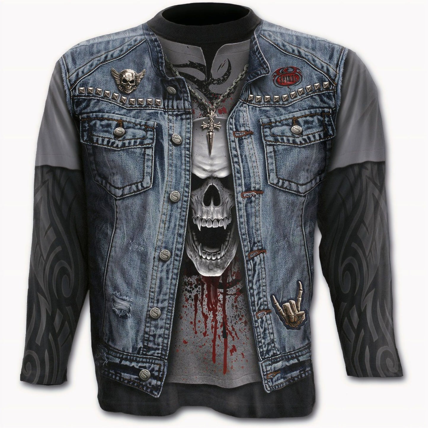 Trash Metal - Allover Longsleeve T-shirt