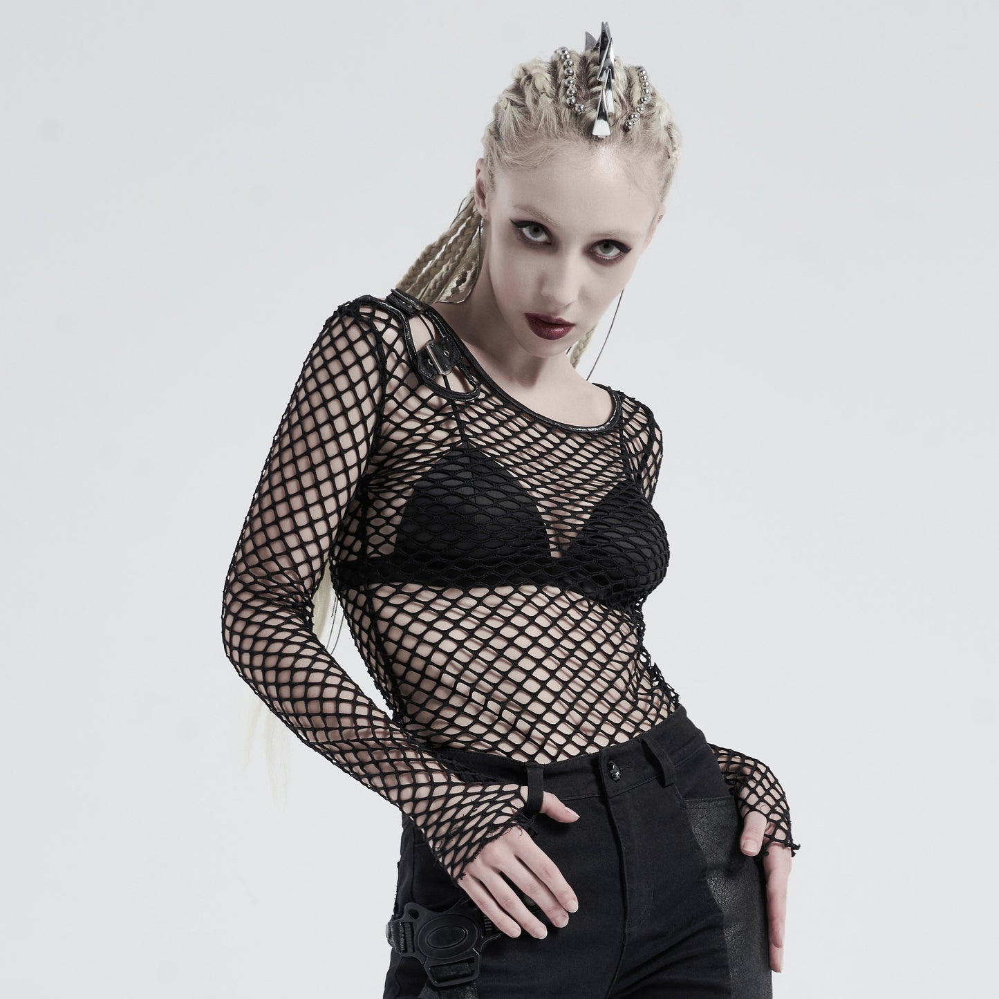 Under The Wire Top Zwart