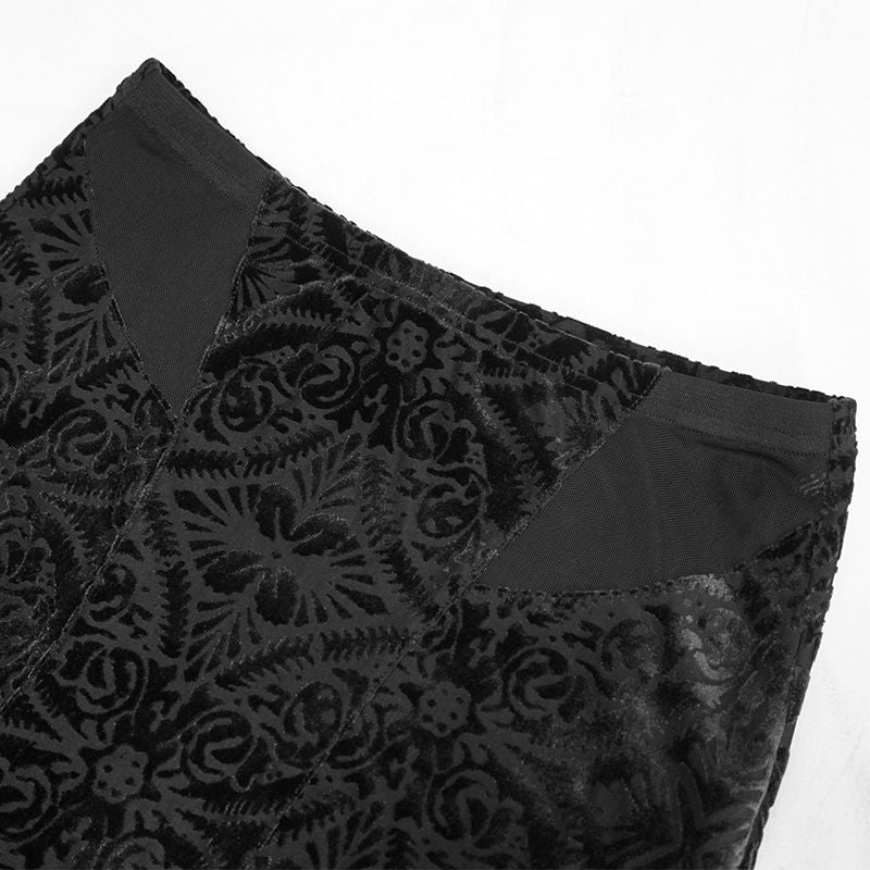 Velvet Cross Maxi Rok