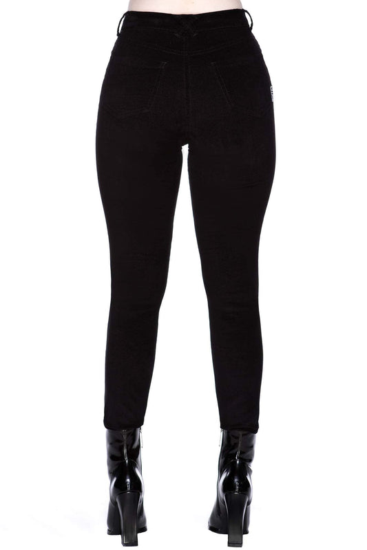 Killstar Stroke of Midnight Velvet Broek