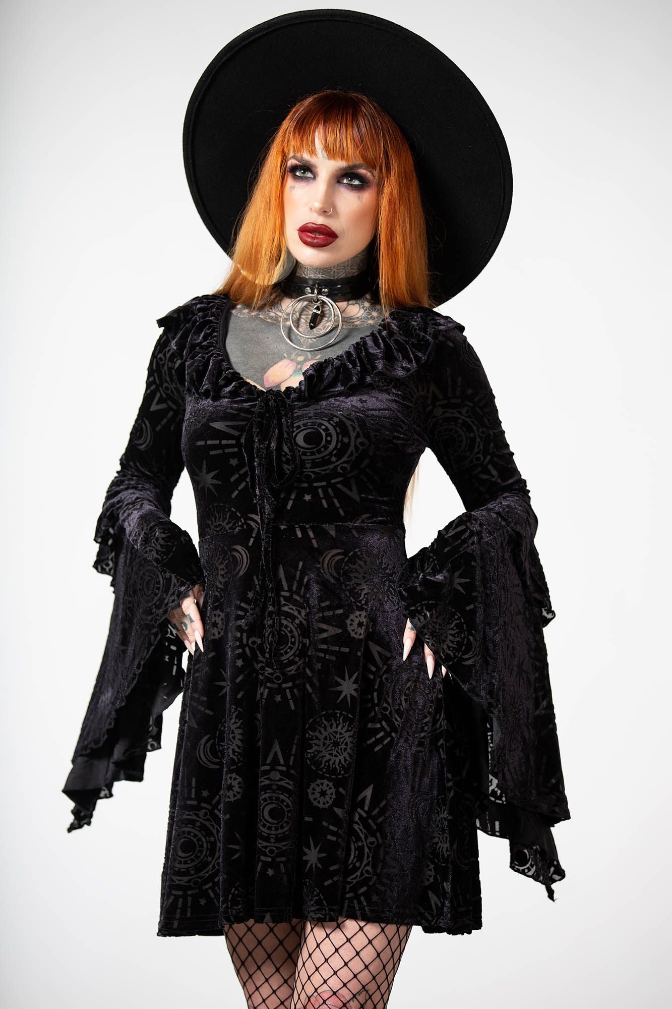 Killstar Celestite Burnout Dress