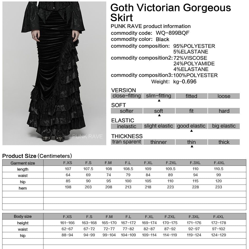 Broken Promise Maxi Rok Zwart
