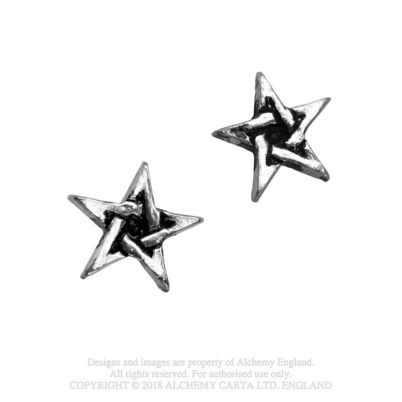 Pentagram Ear Studs