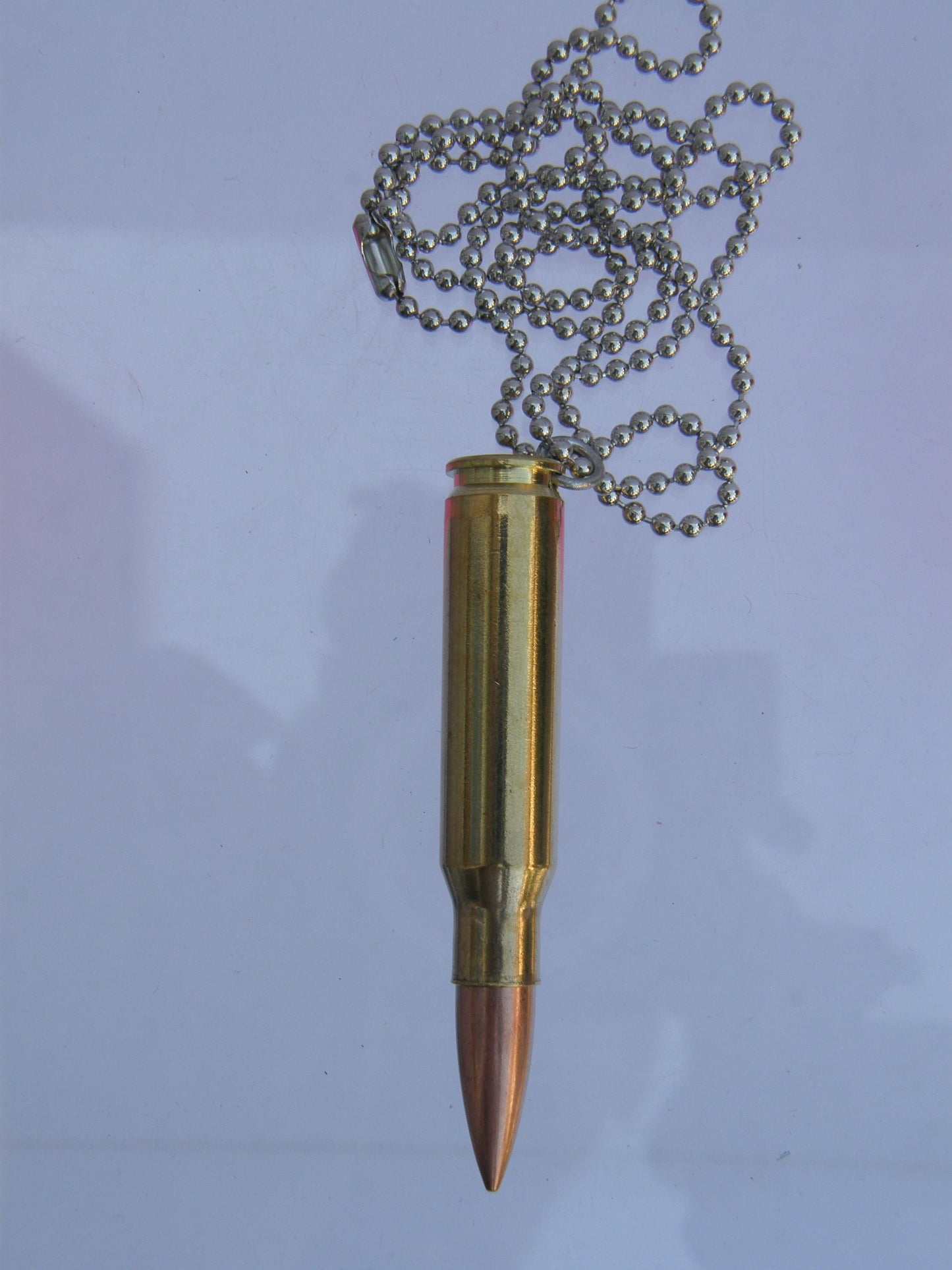 Bullet Pendant Brass