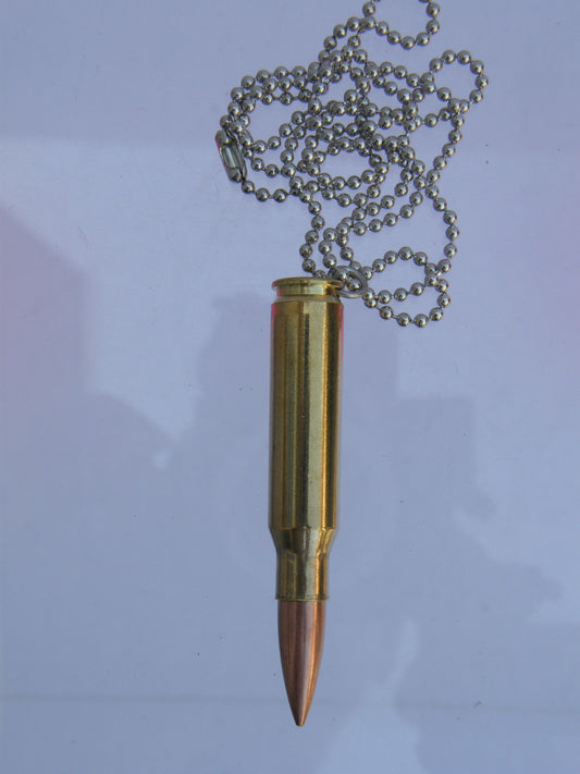 Bullet Pendant Brass