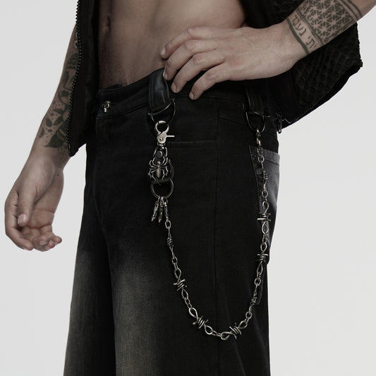 Barbed Wire Key - Wallet Chain