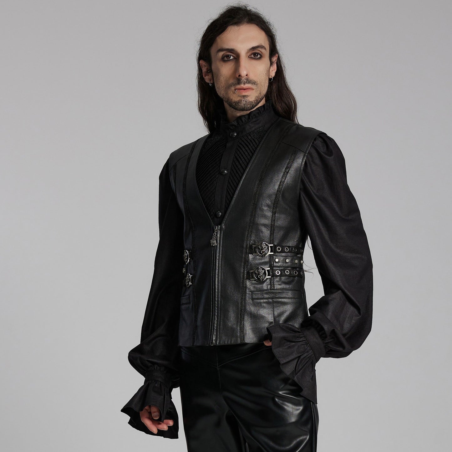 It's Time Waistcoat Zwart