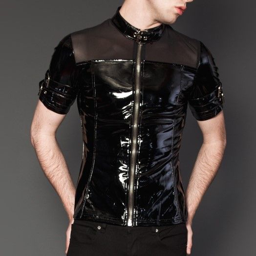 Vinyl & Mesh Shirt