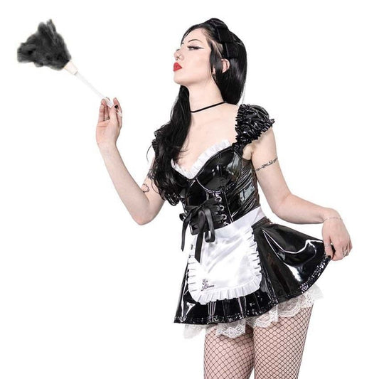 Lip Service X iGirl Chamber PVC Maid Dress