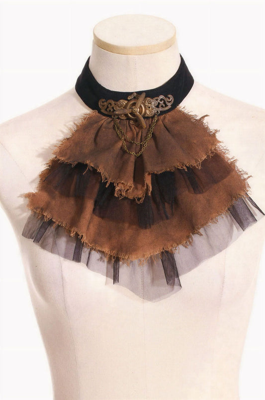 Aviator Jabot Bruin/Zwart