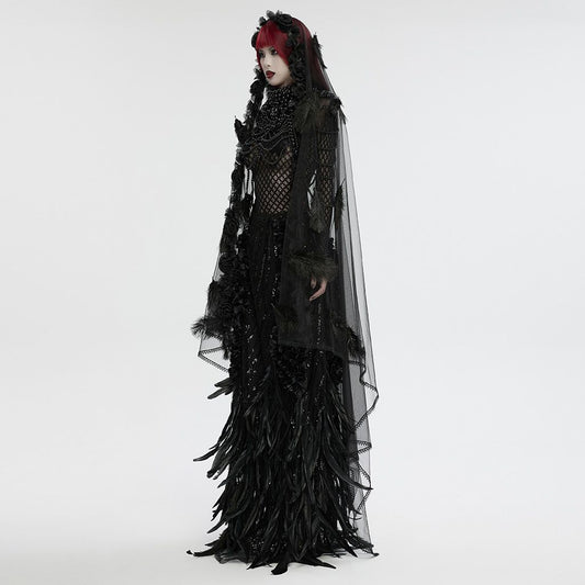 Black Roses Mourning Veil