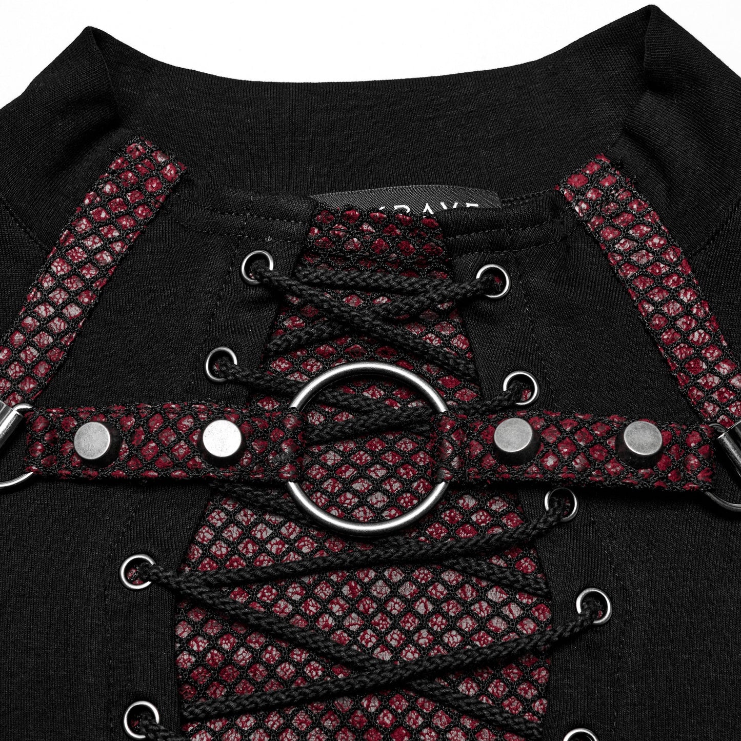 Cry Long Sleeve Top Zwart - Rood