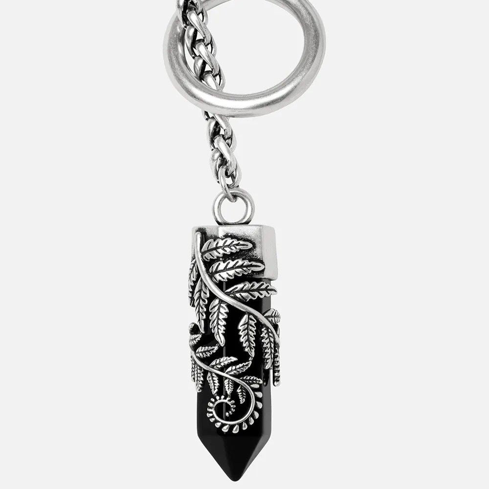 Crystal Fern O-ring Halsketting