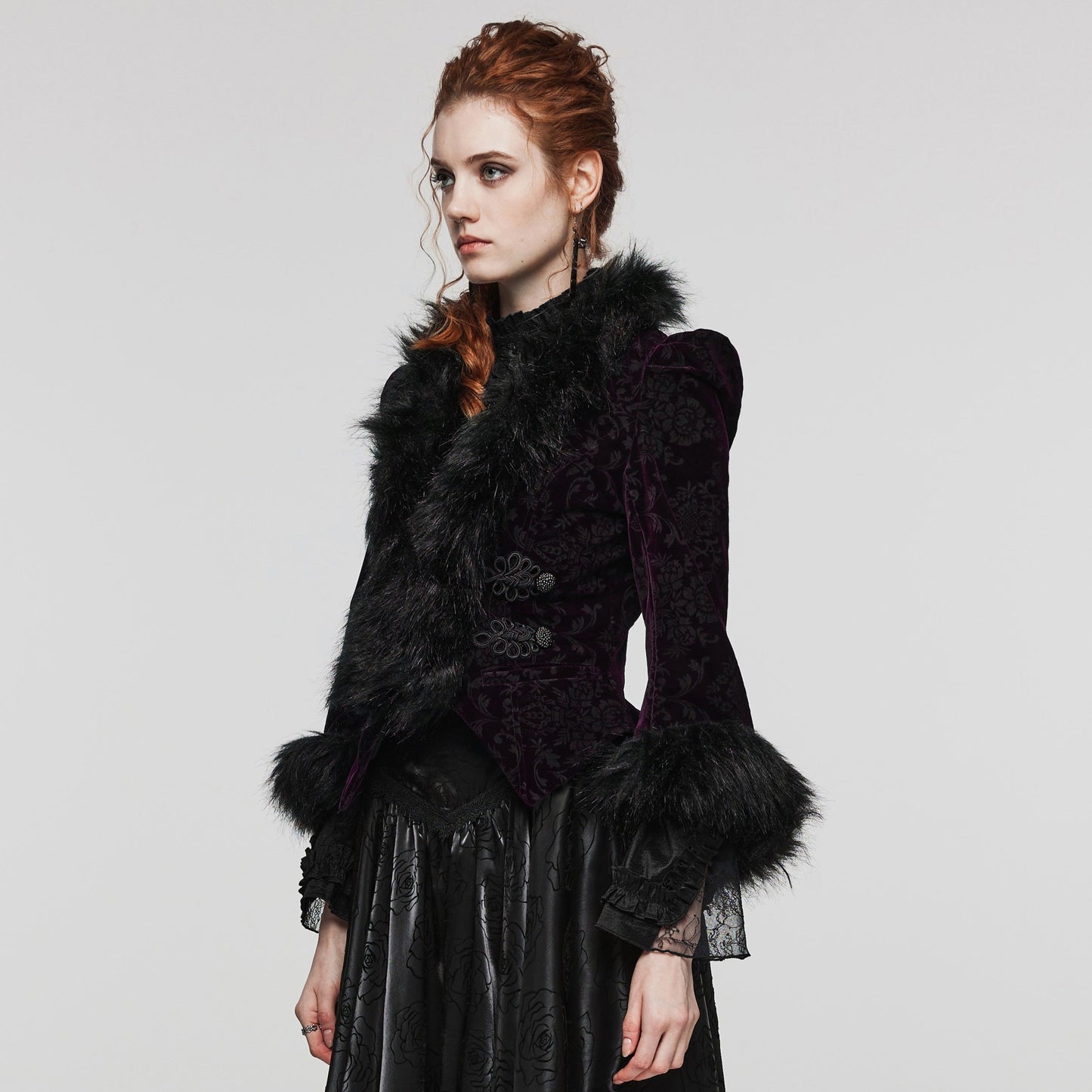 Wanting More Jacket Purple - Black