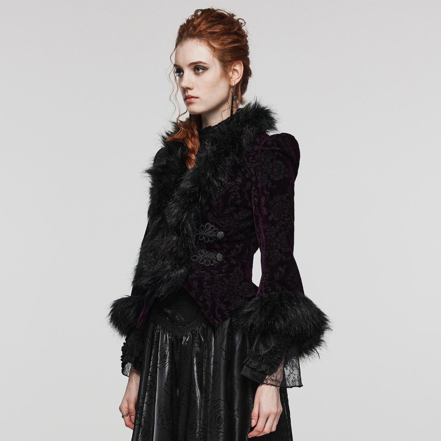Wanting More Jacket Purple - Black