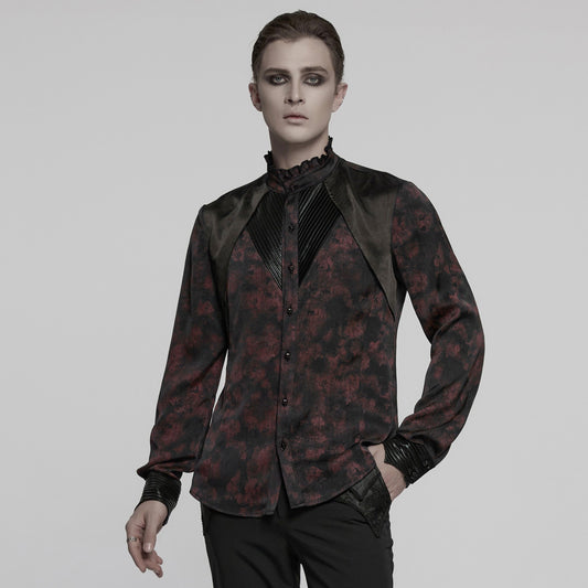 Punk Rave On My Way Shirt Zwart - Rood
