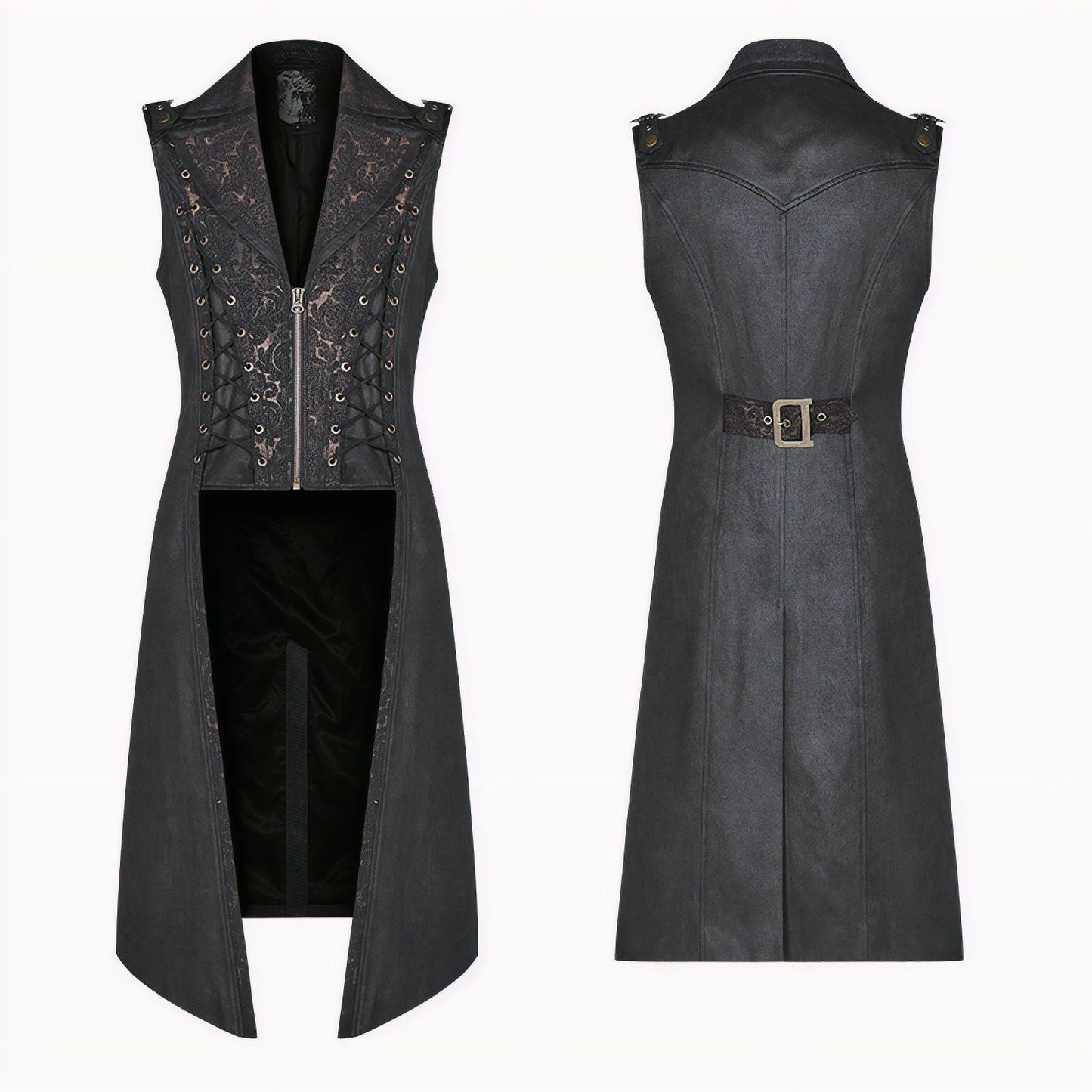 Stay Here Waistcoat Black