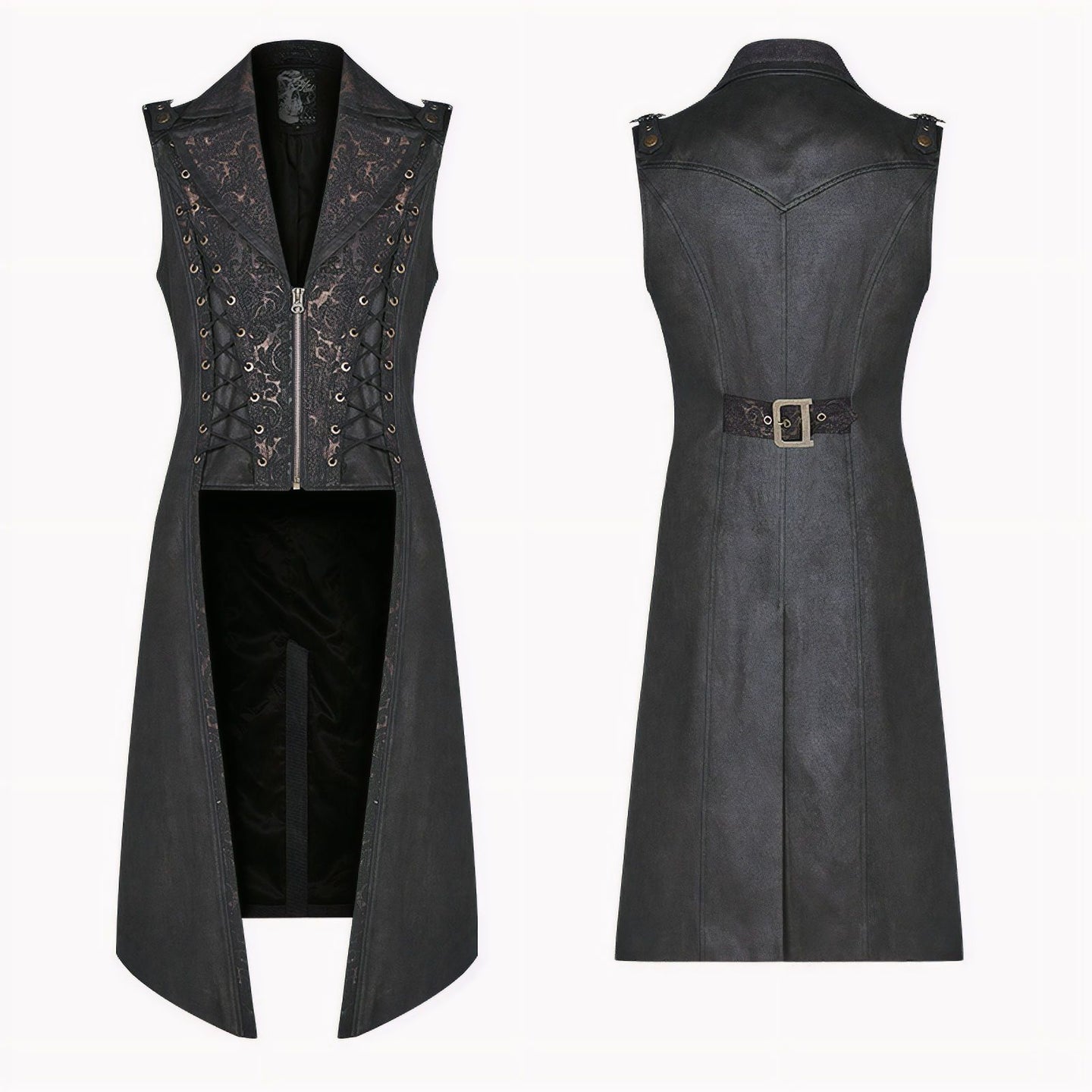 Stay Here Waistcoat Black