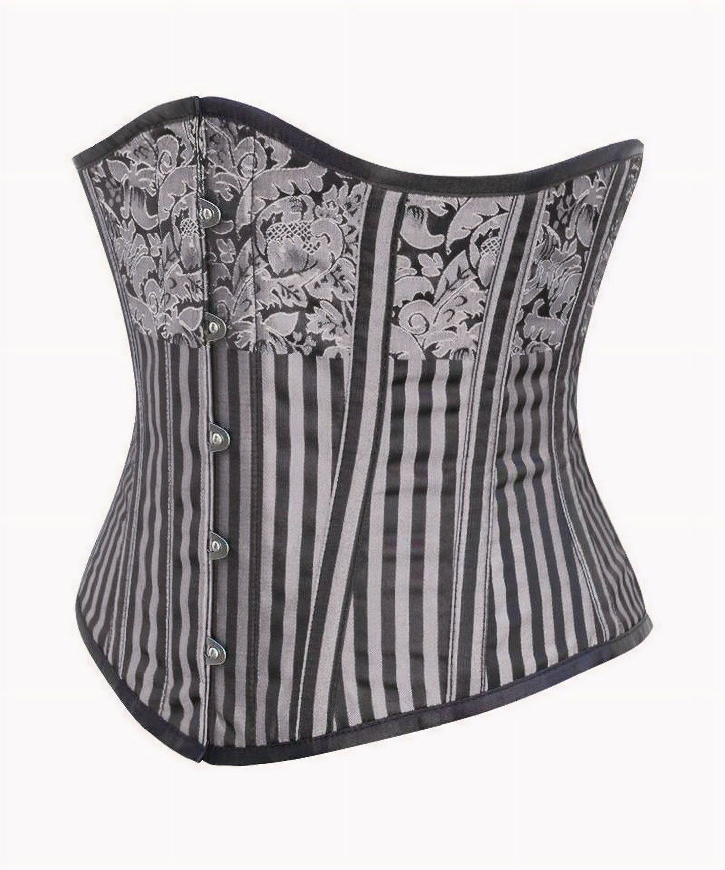 Foresight Underbust Korset Zilver/Zwart