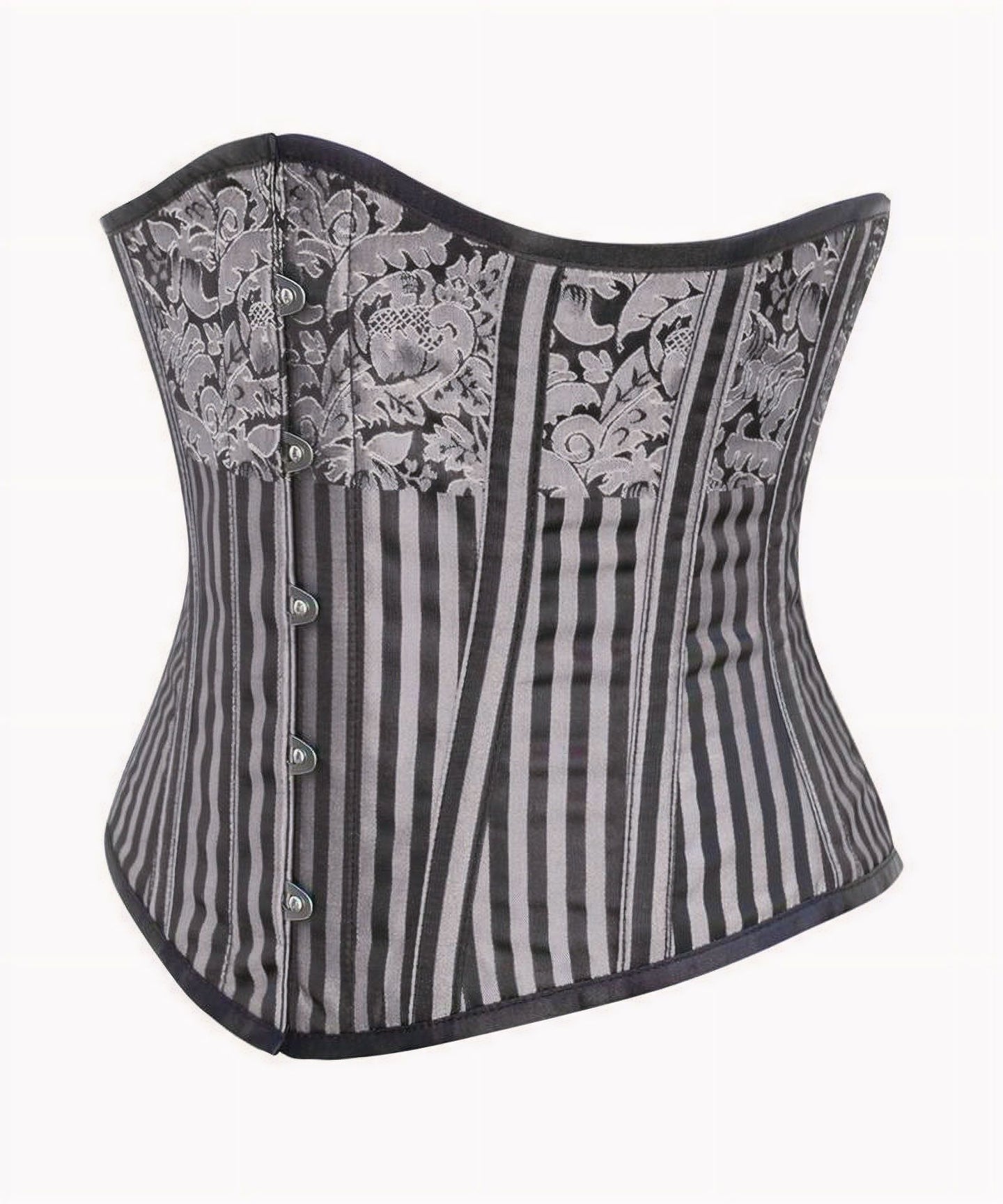 Foresight Underbust Korset Zilver/Zwart