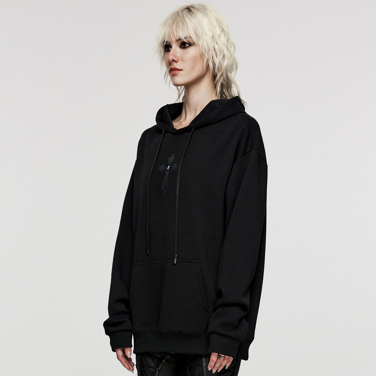 Black Cross Hoody