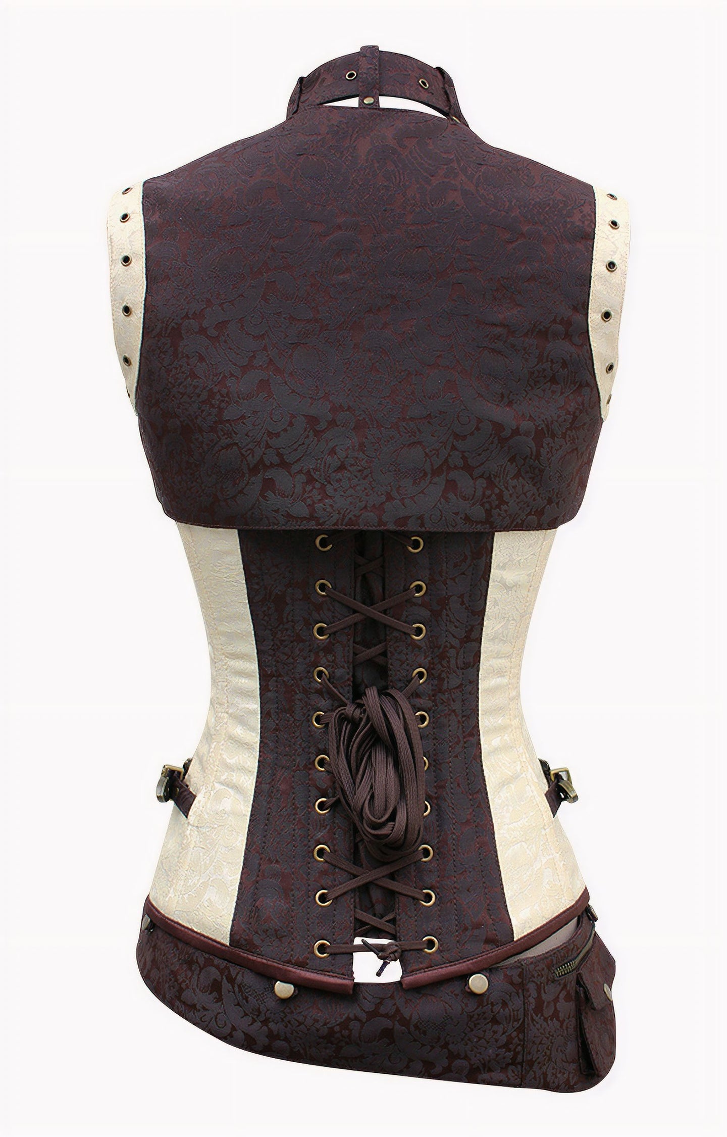Mechanisms Korset - Riem - Bolero Cream/Bruin
