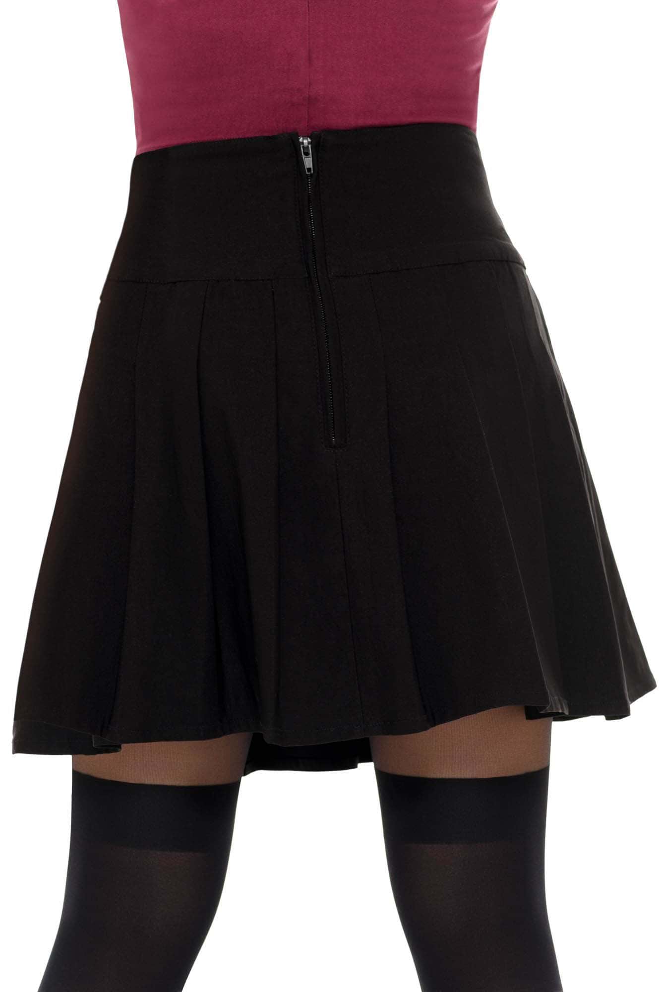 Killstar Dark Academy Minirok Zwart