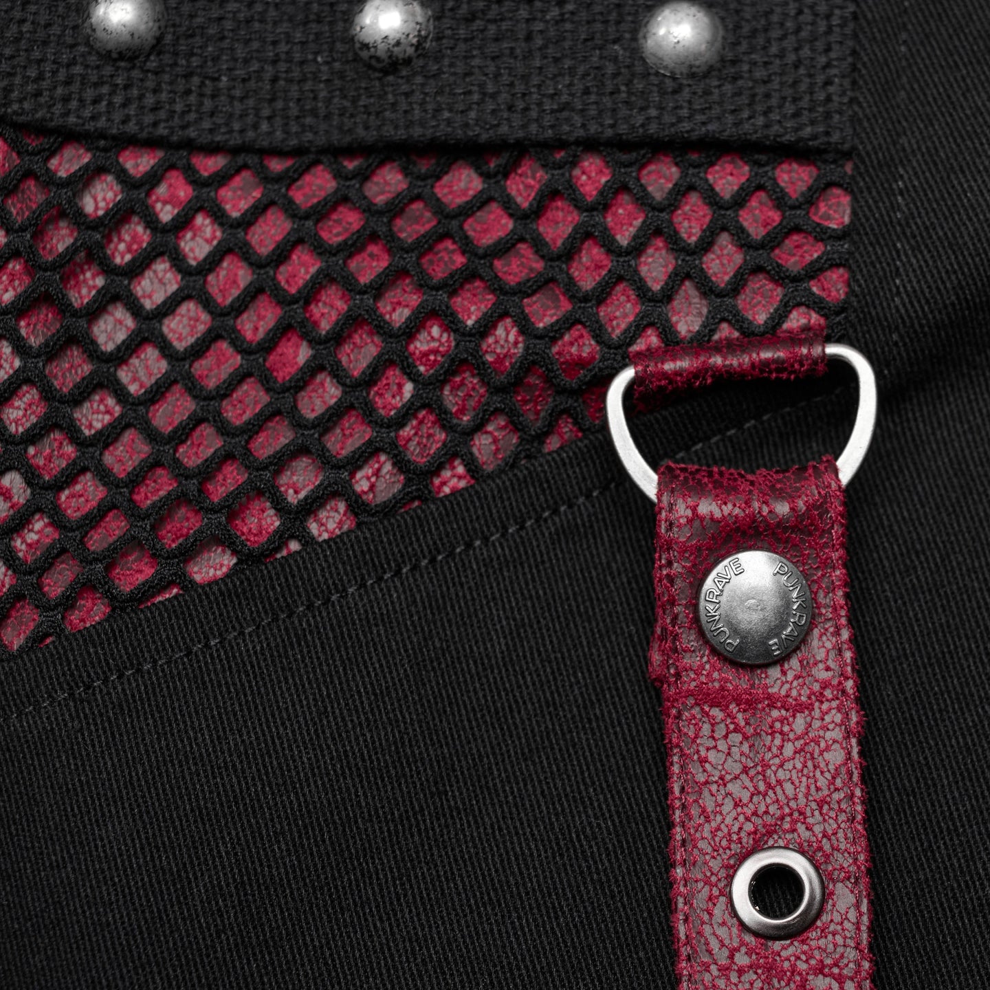 Denying Broek Zwart - Rood