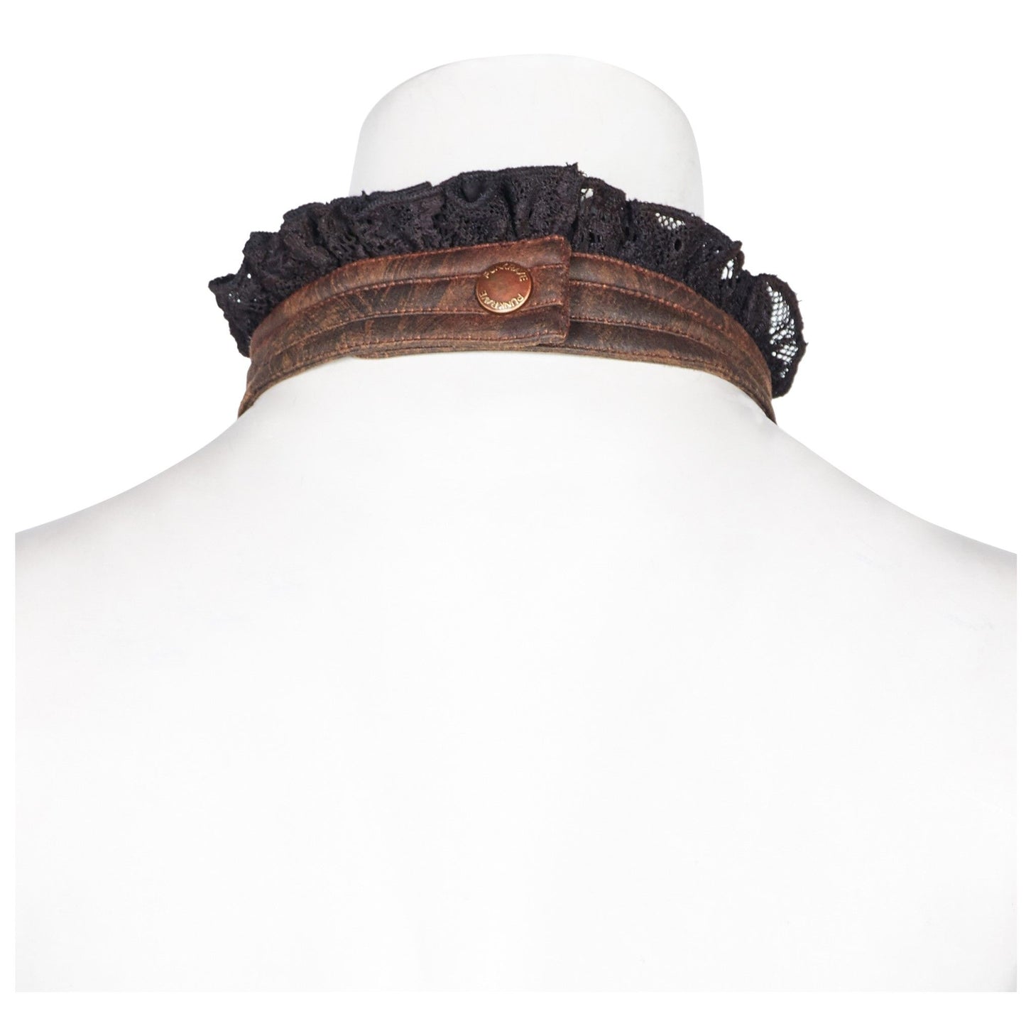 Lost Hope Jabot Zwart WS-292