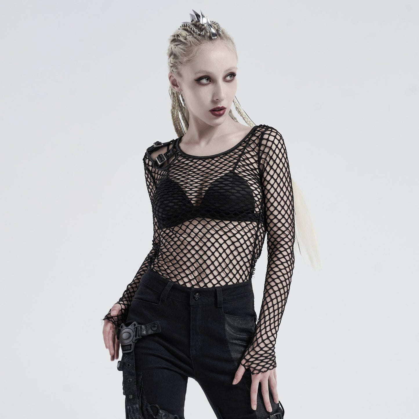 Under The Wire Top Zwart